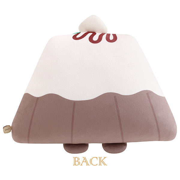 San-X Sumikko gurashi Cuddle Plush Yama Canelé mochi touching from Chocolate Fair at Sumikko Cafe San-X Japan
