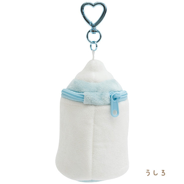 San-X Sumikko gurashi Baby Bottle Odekake Plush Keychain from Minikko nursery shool theme San-X Japan