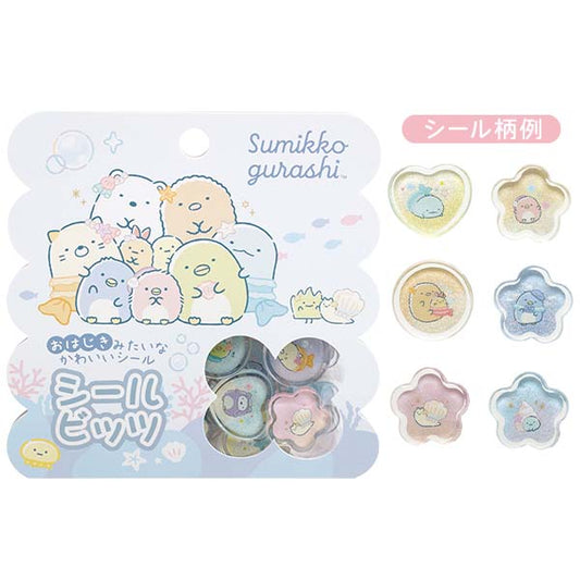 San-X Sumikko gurashi Penguin Lagoon Theme Bits Acrylic Flake stickers San-X Japan