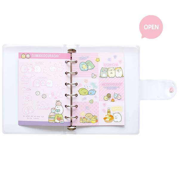 San-X Sumikko gurashi Soft PVC 6-hole Blinder includes 10 sheets of release paper San-X Japan