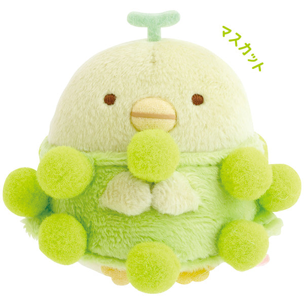 San-X Sumikko gurashi Tenori Plush Shirokuma/ Penguin?/ Tonkatsu/ Neko/ Tokage from Fruit Parlor theme San-X Japan