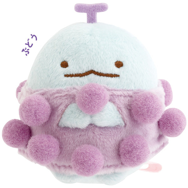 San-X Sumikko gurashi Tenori Plush Shirokuma/ Penguin?/ Tonkatsu/ Neko/ Tokage from Fruit Parlor theme San-X Japan