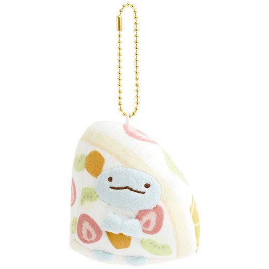 San-X Sumikko gurashi Tokage Plush Keychain from Fruit Parlor theme San-X Japan