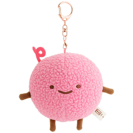 San-X Sumikko gurashi Plush Keychain Kedama from Pink Sweater Limited Edition San-X Japan