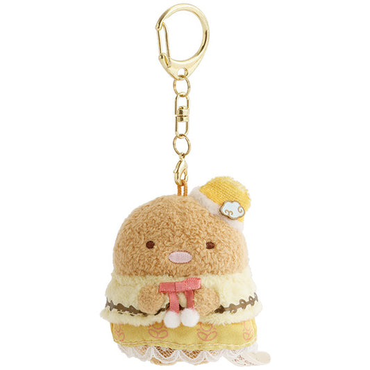 San-X Sumikko gurashi Tonkatsu Plush Keychain from Movie The Sky Kingdom and Two Children Limited Edition San-X Japan