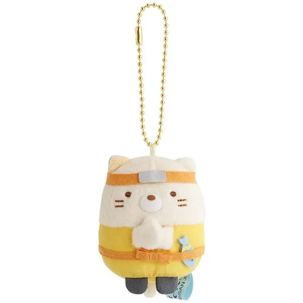 San-X Sumikko gurashi Neko Plush Keychain Ninja theme from San-X Japan