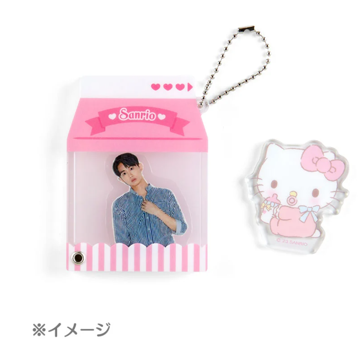 Sanrio Acrylic customize Keychain Key holder Milk Design with Blind Package Sanrio Japan