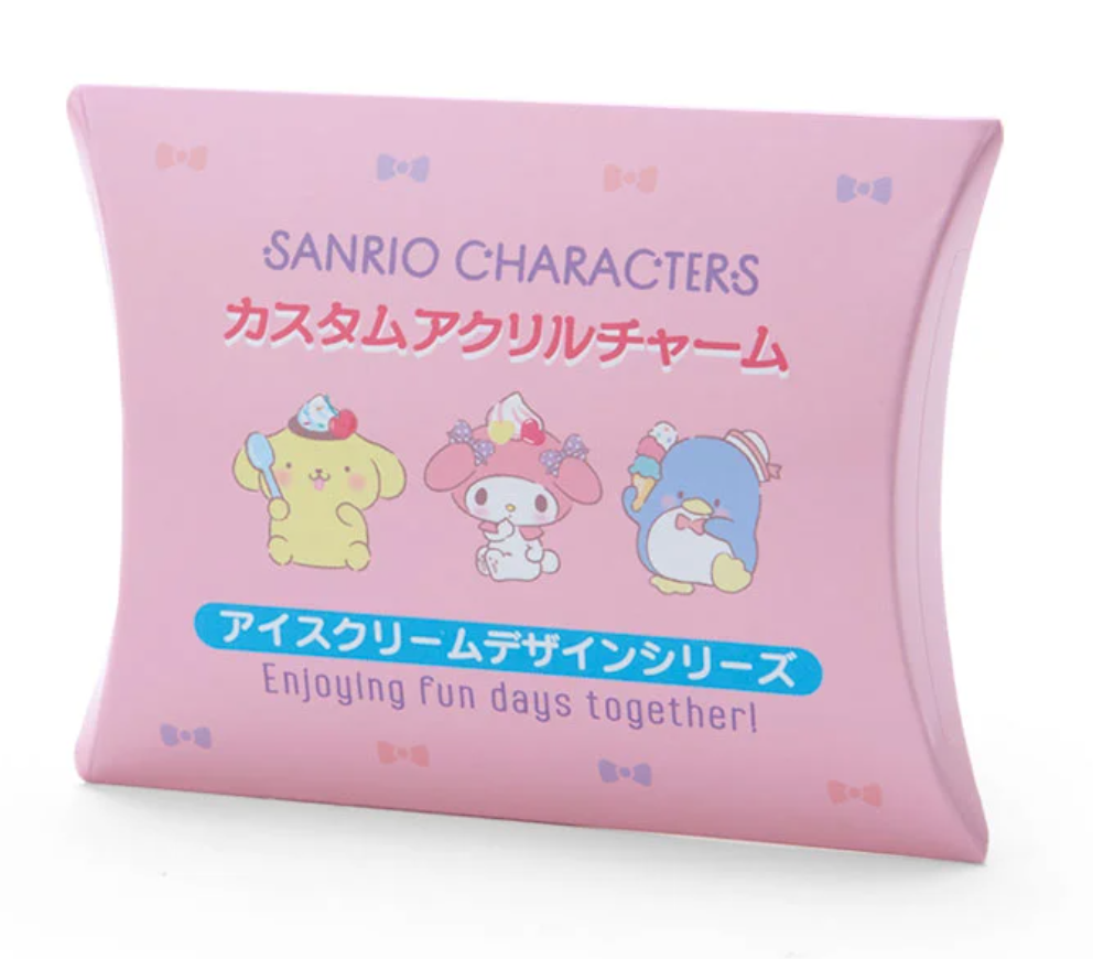 Sanrio Acrylic customize Keychain Key holder Ice Cream Design with Blind Package Sanrio Japan