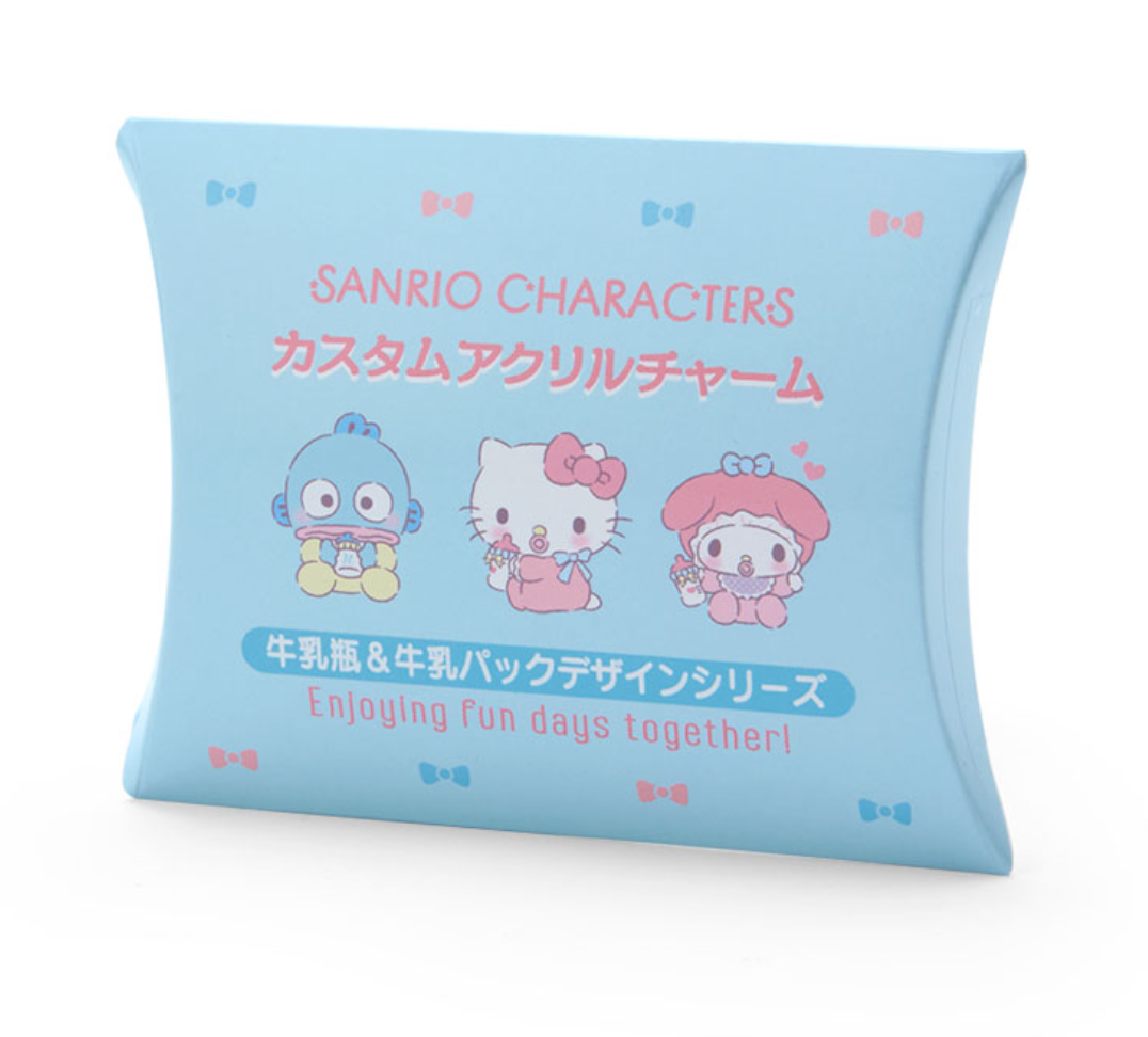 Sanrio Acrylic customize Keychain Key holder Milk Design with Blind Package Sanrio Japan