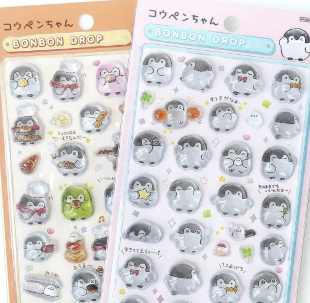 Bonbon Drop Sticker Koupen-chan Cheerful/ Bakery 3D Epoxy Resin Sticker San-X Sun-Star Japan