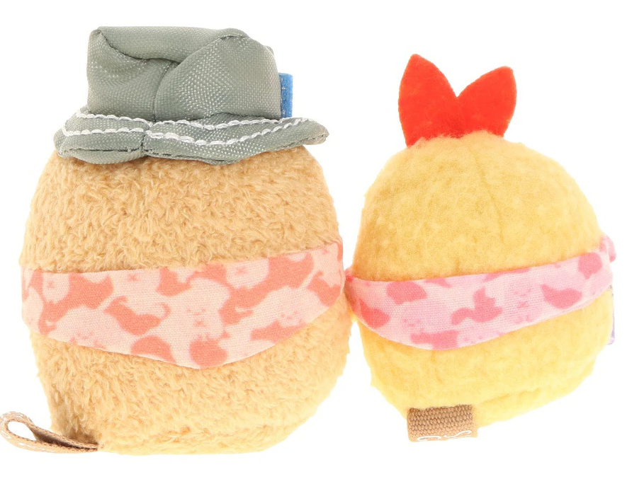 San-X Sumikko gurashi Tenori plush Camp theme Tonkatsu & Ebi furai no shippo Limited edition San-X Japan
