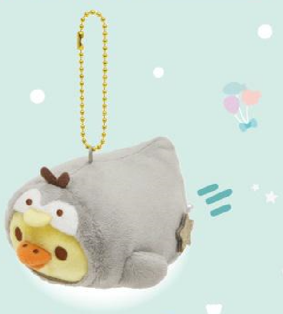 San-X Rilakkuma Kiiroitori Plush keychain shop Limited edition San-X Japan