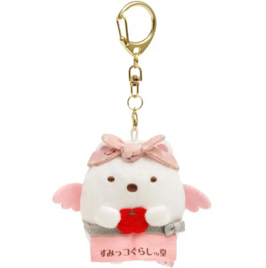 San-X Sumikko gurashi Limited Edition Shirokuma Plush Keychain from Sumikko gurashi Dou Zenkoji Nakamise Dori San-X Japan