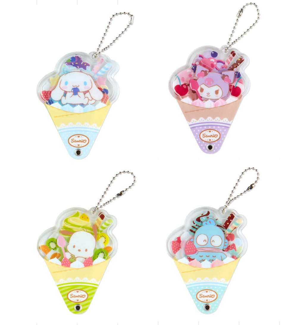 Sanrio Acrylic customize Keychain Key Holder Crepe Design with Blind Package Sanrio Japan
