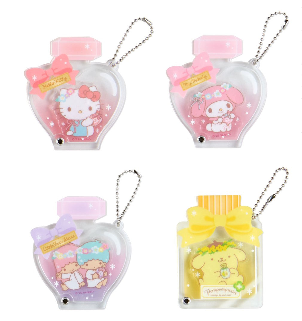 Sanrio Acrylic customize Keychain Key holder Perfume Bottle Design with Blind Package Sanrio Japan
