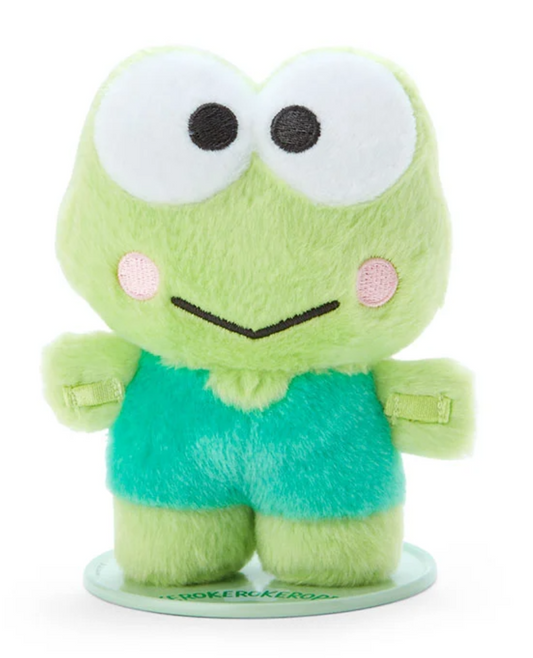 Sanrio Kero-Kero Keroppi Plush 'Pitatto Friends' S size Standable Doll Sanrio Direct from Japan