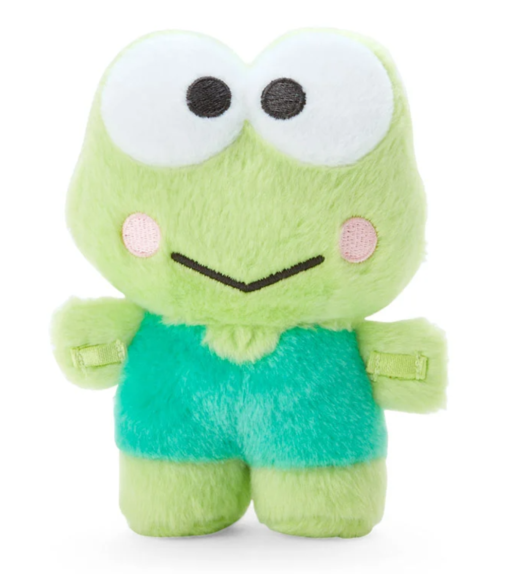 Sanrio Kero-Kero Keroppi Plush 'Pitatto Friends' S size Standable Doll Sanrio Direct from Japan