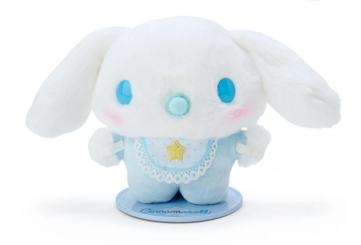 Sanrio Baby Cinnamoroll Plush 'Pitatto Friends' Size M Standable Doll Limited Edition Sanrio Direct from Japan