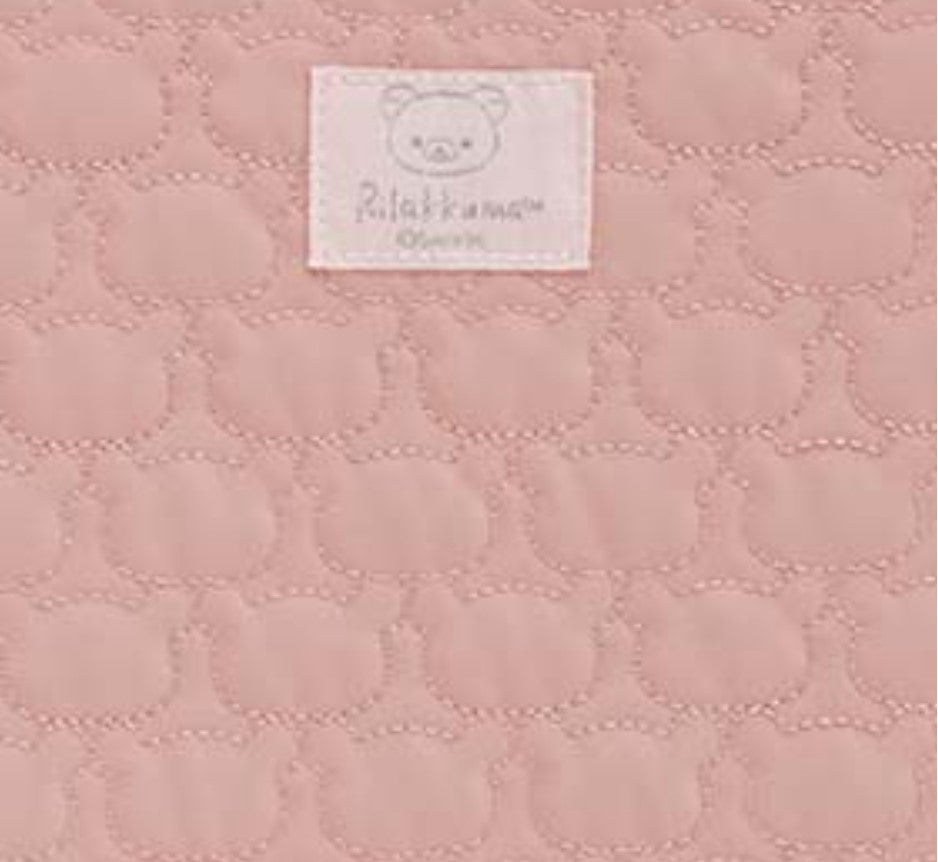 San-X Rilakkuma Tablet Case Pouch Quilting Case Pink from 'Relax with Rilakkuma at Night' theme San-X Japan