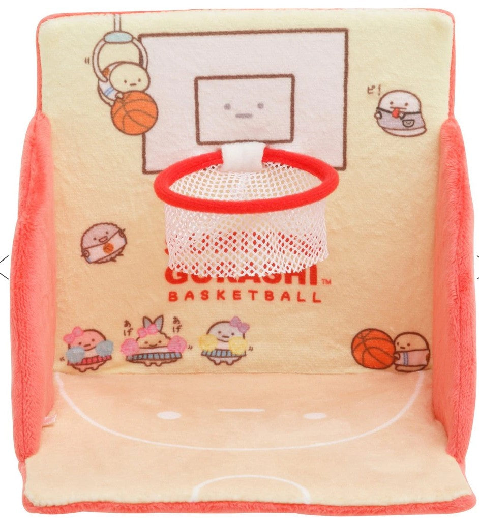 San-X Sumikko gurashi Scene Plush set from 'Sumikko Basketball' Limited Edition San-X Japan