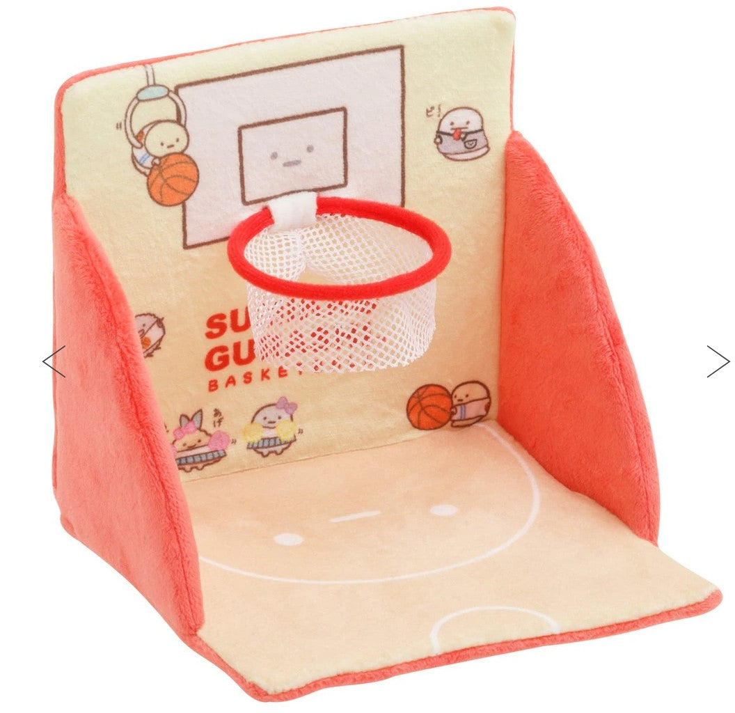 San-X Sumikko gurashi Scene Plush set from 'Sumikko Basketball' Limited Edition San-X Japan