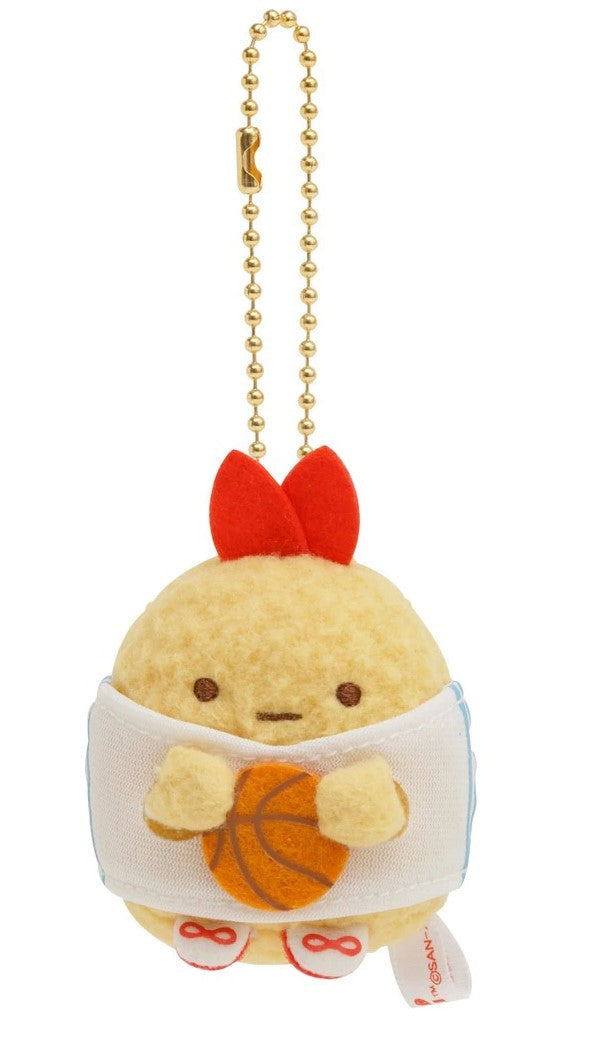 San-X Sumikko gurashi Plush Keychain from 'Sumikko Basketball' theme Limited Edition San-X Japan