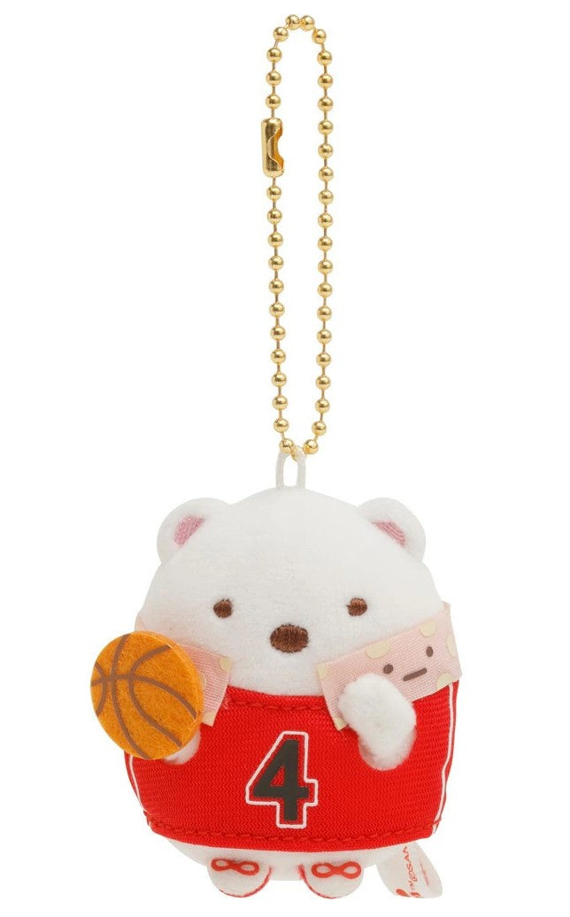 San-X Sumikko gurashi Plush Keychain from 'Sumikko Basketball' theme Limited Edition San-X Japan