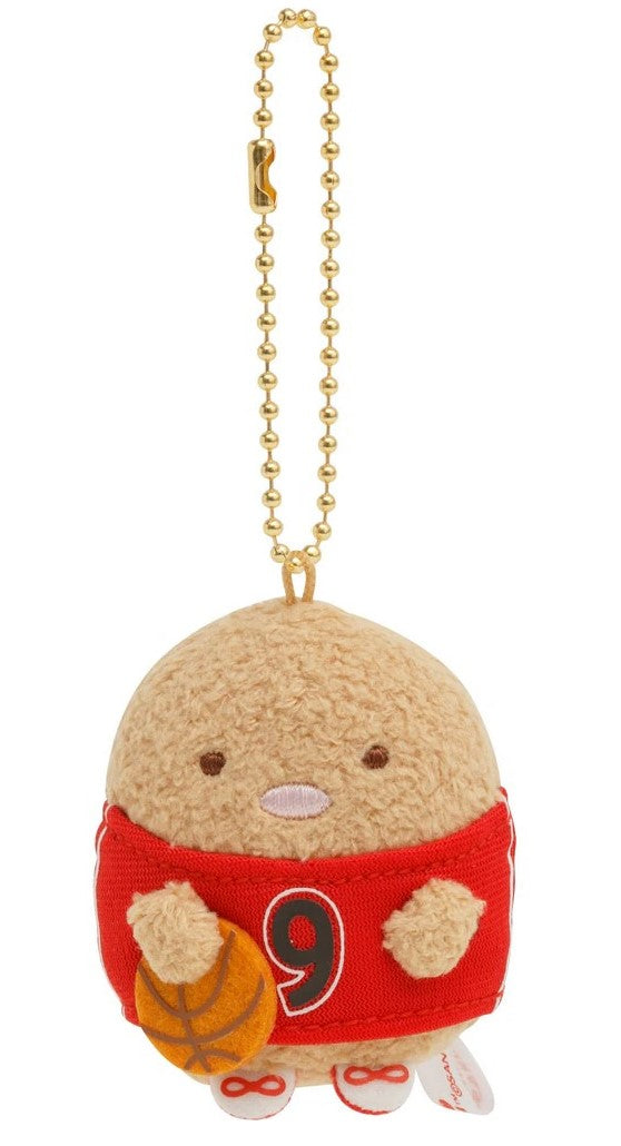 San-X Sumikko gurashi Plush Keychain from 'Sumikko Basketball' theme Limited Edition San-X Japan