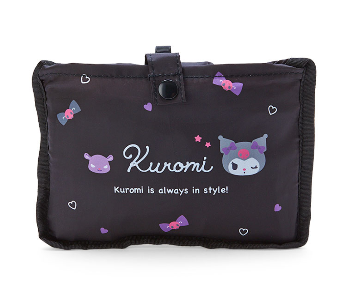 Sanrio Foldable Bag Tote bag Kuromi Sanrio Direct from Japan