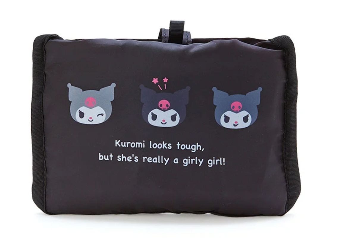 Sanrio Foldable Bag Tote bag Kuromi Sanrio Direct from Japan