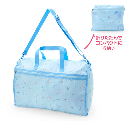 Sanrio Foldable Bag Boston Bag Cinnamoroll Travel Bag Sanrio Direct from Japan