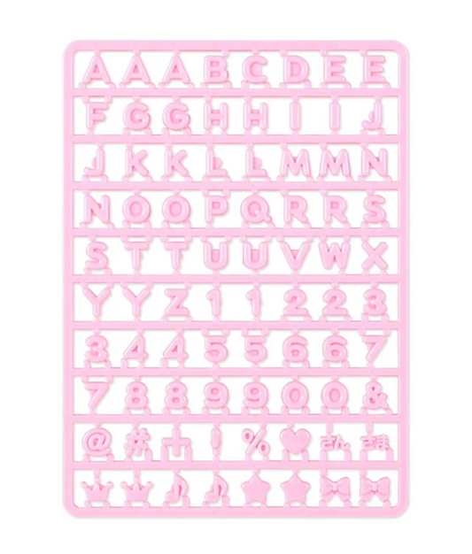 Sanrio Alphabet parts Pink for 'My Pachirun' Character Customize Keychain Direct from Japan