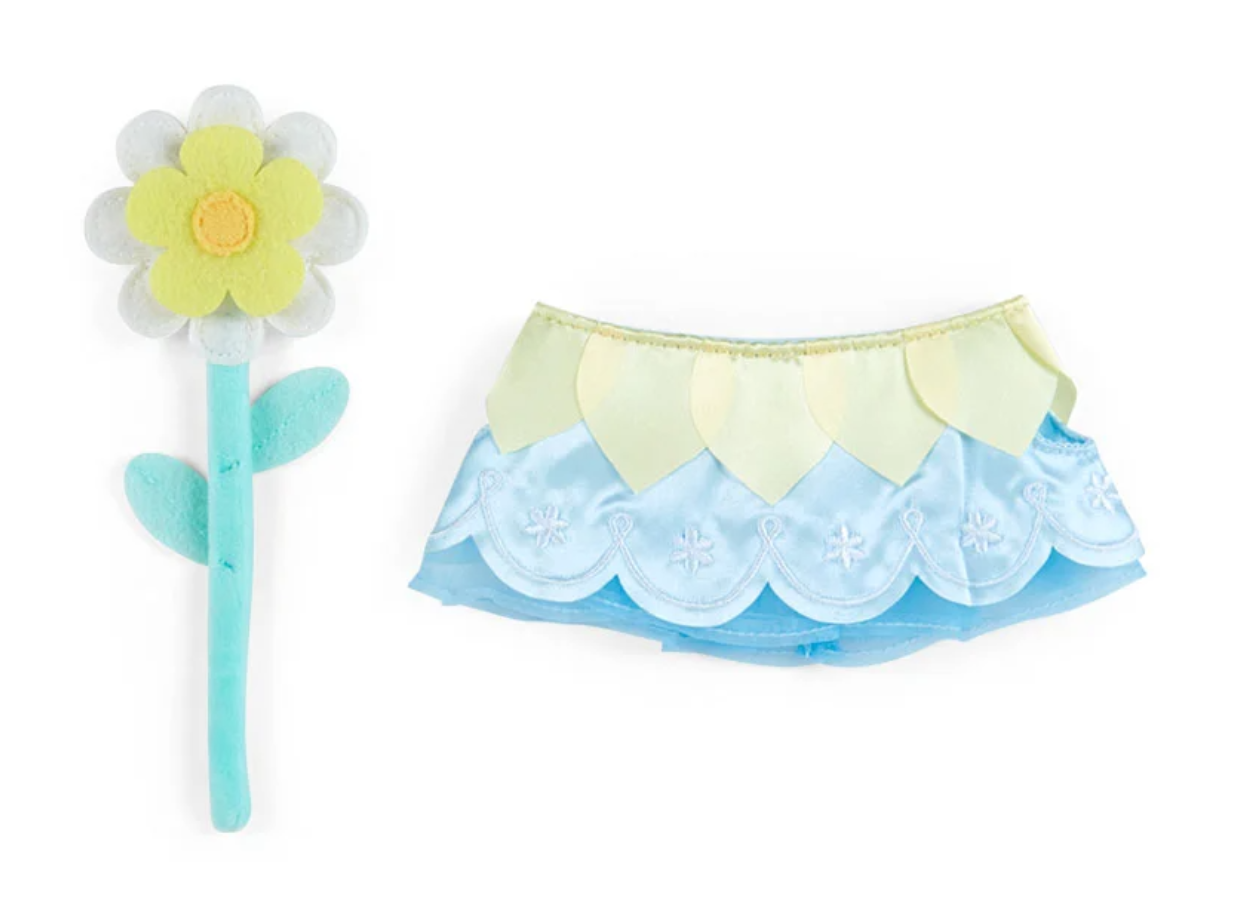 Sanrio Clothes Set for Plush 'Pitatto Friends' M Size  Dress and Flower theme Sanrio Direct from Japan