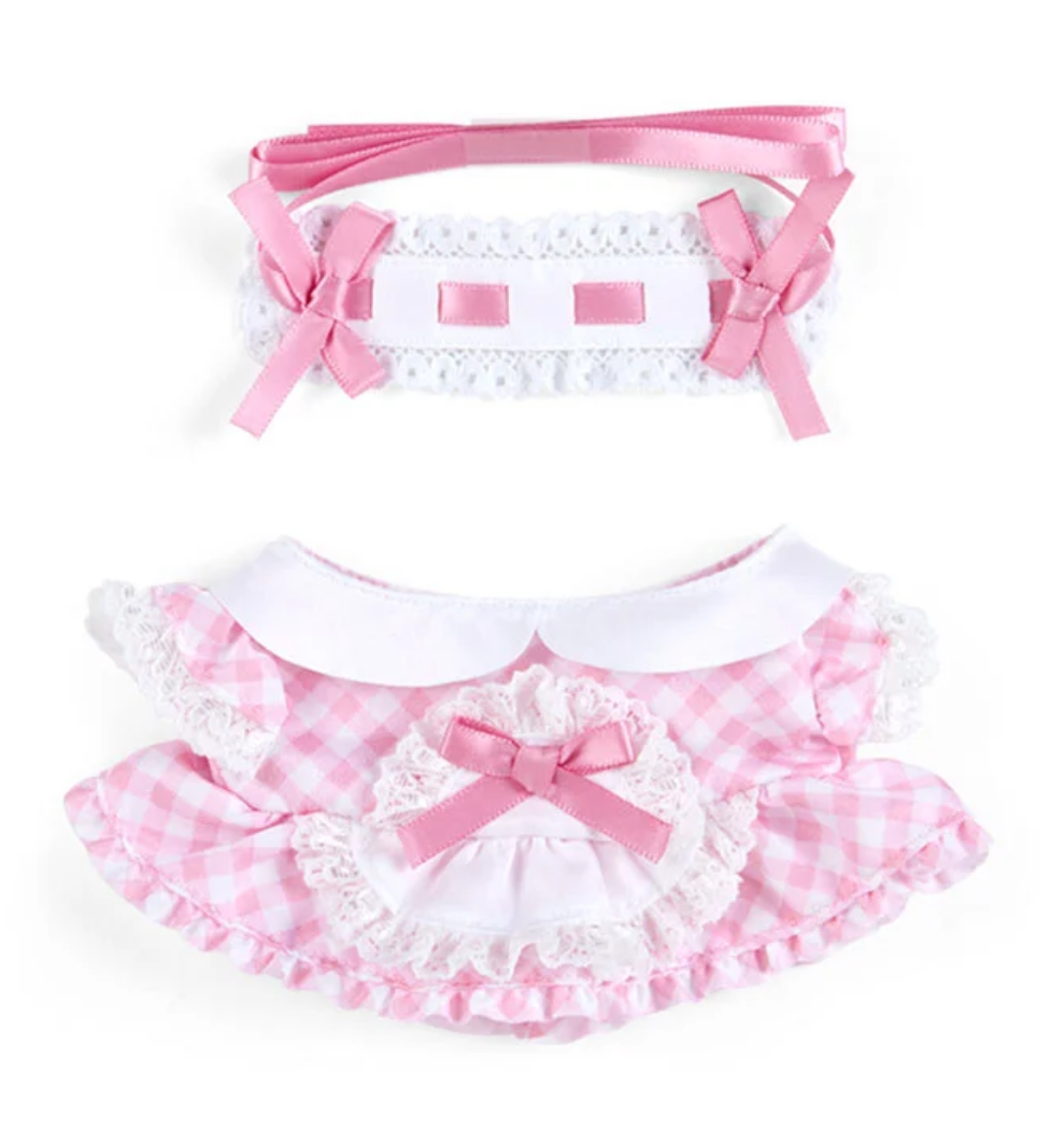 Sanrio Clothes Set for Plush 'Pitatto Friends' M Size  Dress in Pink Sanrio Direct from Japan