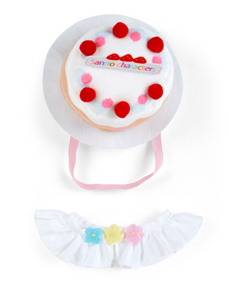 Sanrio Clothes Set for Plush 'Pitatto Friends' M Size 'Happy Birthday!' Theme Sanrio Direct from Japan