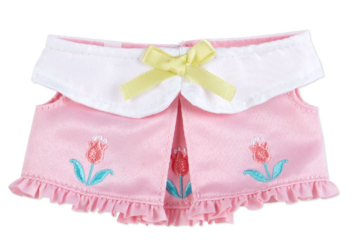 Sanrio Clothes Set for Plush 'Pitatto Friends' M Size Dress 'Tulip' Sanrio Direct from Japan