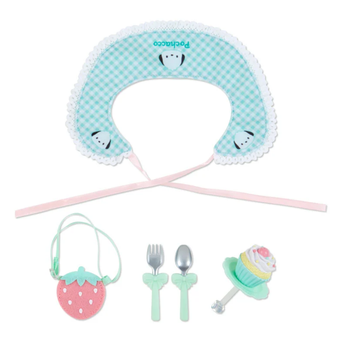 Sanrio Accessories Pochacco design for Plush 'Pitatto Friends' M Size ’Cafe' Theme Sanrio Direct from Japan