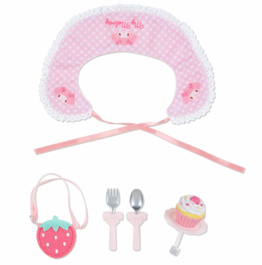 Sanrio Accessories My Melody design for Plush 'Pitatto Friends' M Size ’Cafe' Theme Sanrio Direct from Japan