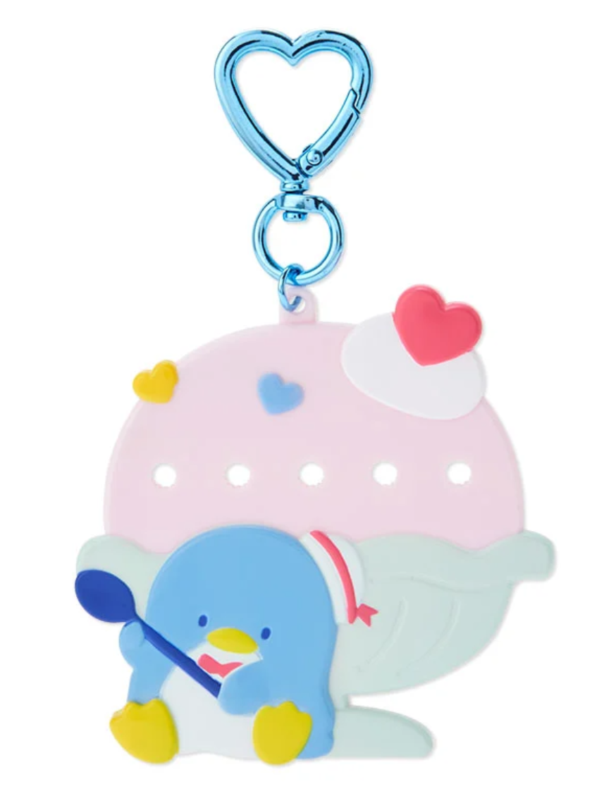 Sanrio Customize Keychain 'My Pachirun' Tuxedosam (5 holes) Direct from Japan