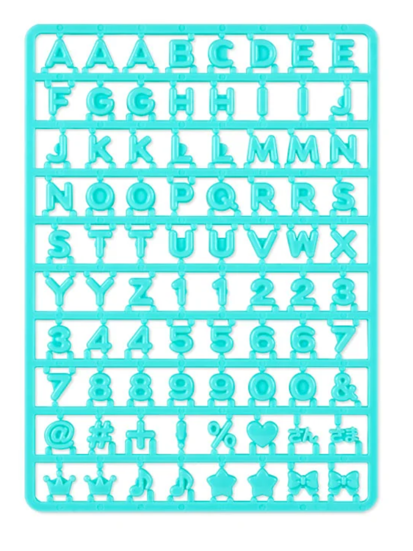 Sanrio Alphabet parts Green for 'My Pachirun' Character Customize Keychain Direct from Japan