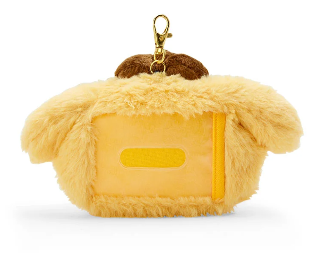 Sanrio Pom Pom Purin Face Plush with Card Holder Direct from Japan