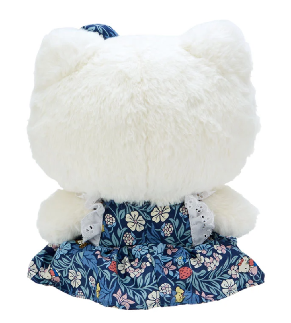 Sanrio Hello Kitty x Liberty Fabrics Collaboration Plush (BL) Height 24cm, approx, Sanrio Direct from Japan