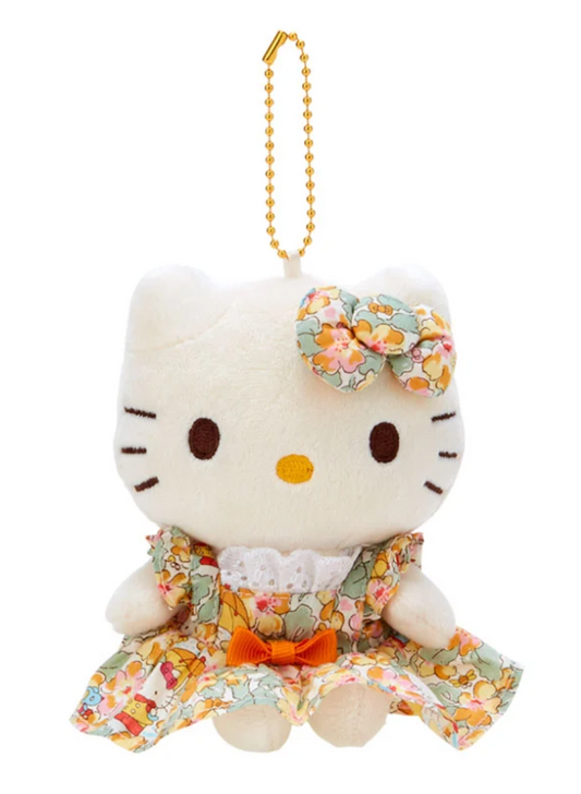 Sanrio Hello Kitty x Liberty Fabrics Collaboration Plush Keychain (YE) Sanrio Direct from Japan
