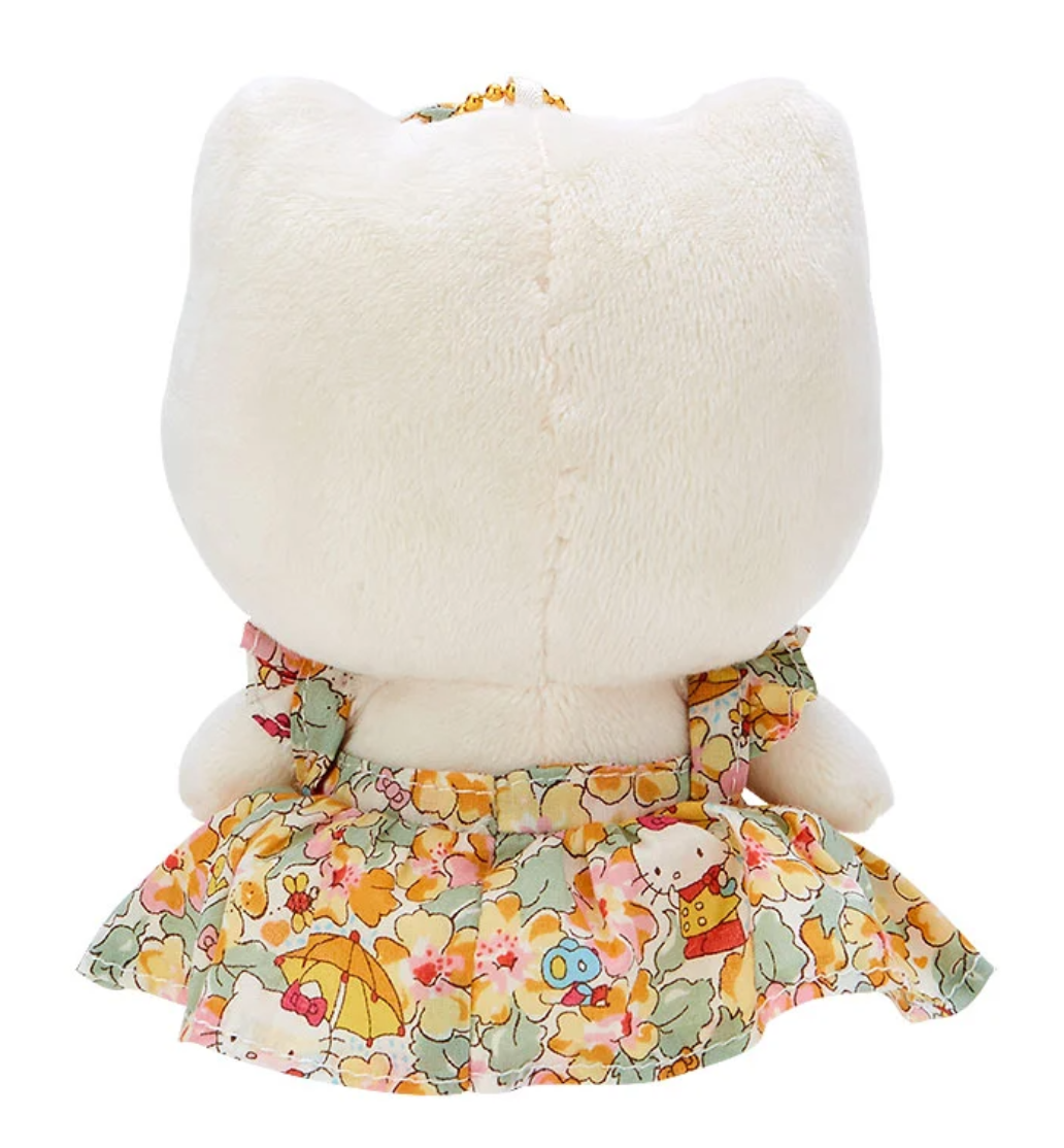Sanrio Hello Kitty x Liberty Fabrics Collaboration Plush Keychain (YE) Sanrio Direct from Japan