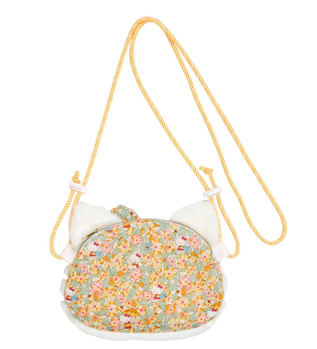 Sanrio Hello Kitty x Liberty Fabrics Collaboration Sling/ Crossbody/ Shoulder Bag (YE) Sanrio Direct from Japan