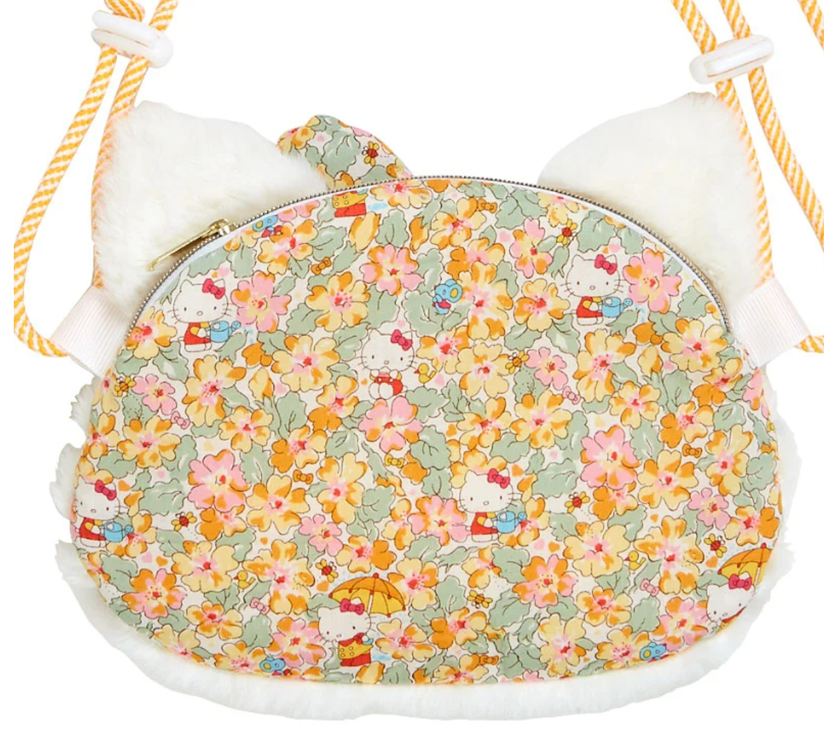 Sanrio Hello Kitty x Liberty Fabrics Collaboration Sling/ Crossbody/ Shoulder Bag (YE) Sanrio Direct from Japan