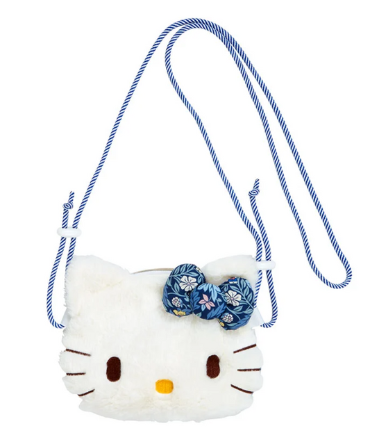 Sanrio Hello Kitty x Liberty Fabrics Collaboration Sling/ Crossbody/ Shoulder Bag (BL) Sanrio Direct from Japan