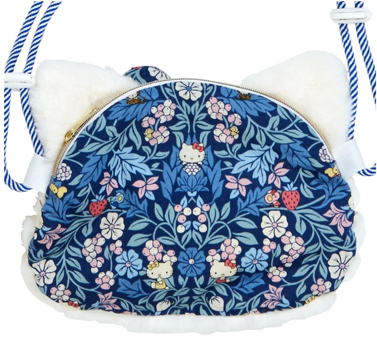 Sanrio Hello Kitty x Liberty Fabrics Collaboration Sling/ Crossbody/ Shoulder Bag (BL) Sanrio Direct from Japan
