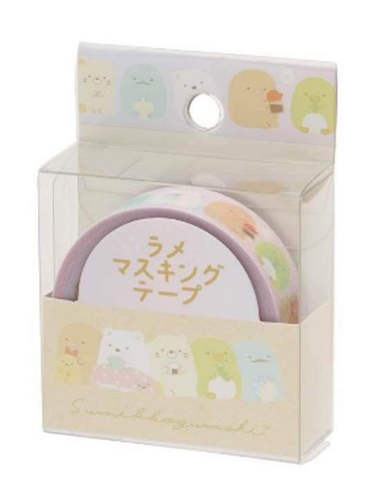 San-X Sumikko gurashi Glittery Washi Tape 15mm x 5M San-X Japan
