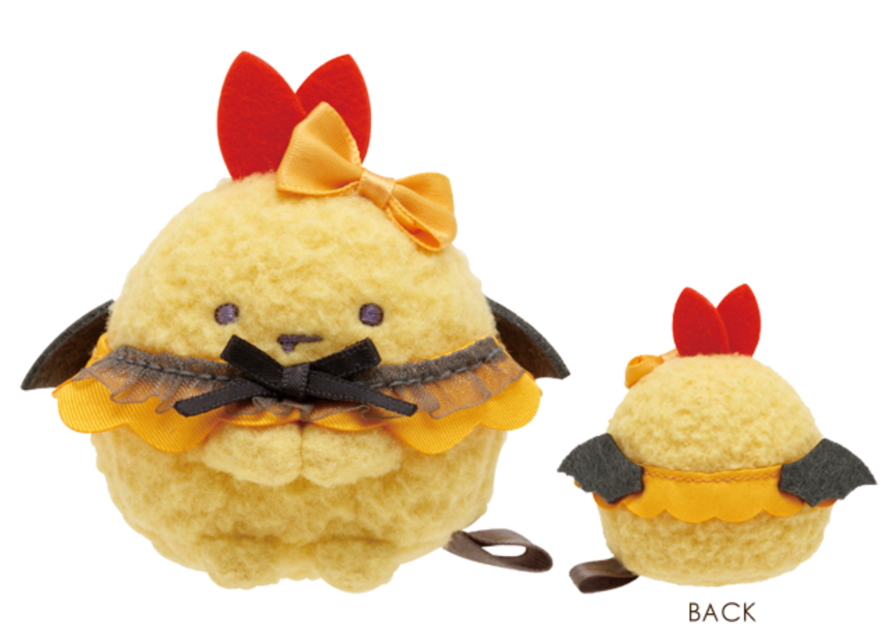 San-X Sumikko gurashi Agekko Akuma Halloween Tenori Plush Tonkatsu/ Neko/ Ebifurai no Shippo/ Ebiten no shippo/ Ajifurai no shippo/ Obake 2024 ver. San-X Japan